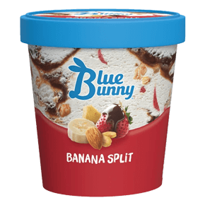 Blue Bunny Banana Split