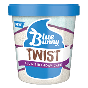 Blue Bunny Twist Blu's Birthday Cake