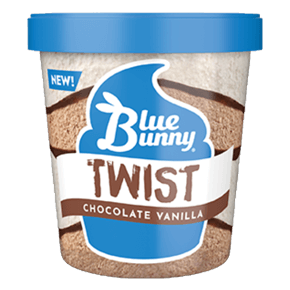 Blue Bunny Twist Chocolate Vanilla