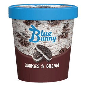 Blue Bunny Cookies & Cream