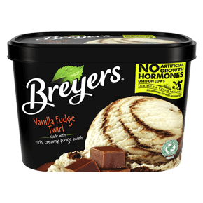 Breyers Vanilla Fudge Twirl