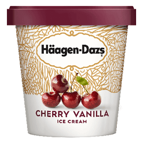 Haagen Dazs Cherry Vanilla